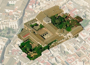 Vista aérea del perímetro de la Casa de Pilatos